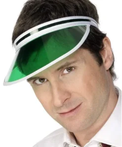 Smiffys Green Poker Visor Accessory