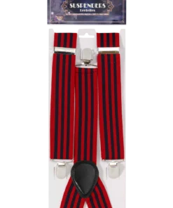 Adult Striped Trouser Braces