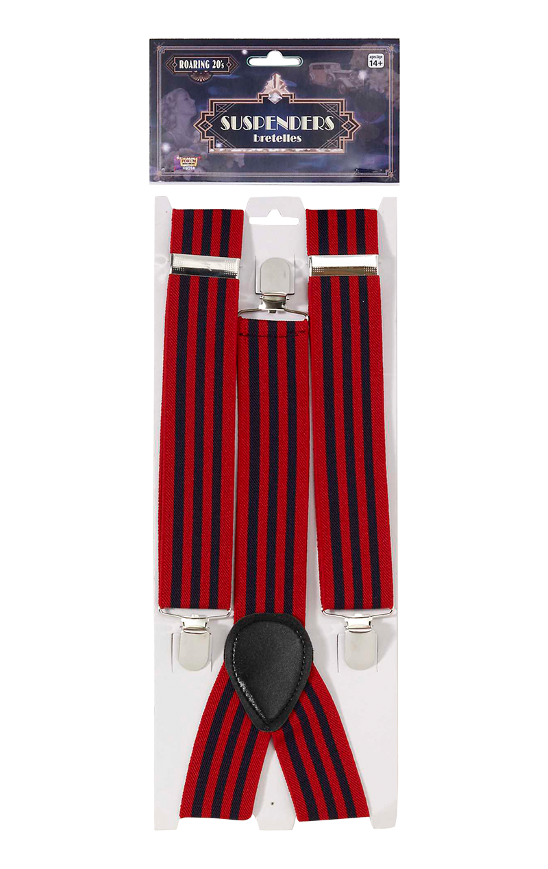 Adult Striped Trouser Braces 1 Adult Striped Trouser Braces