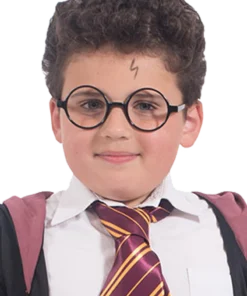 Smiffys Schoolboy Black Round Glasses Accessory