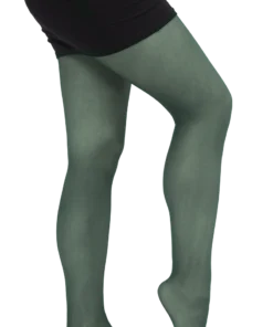 Adult Thick Translucent Tights Green