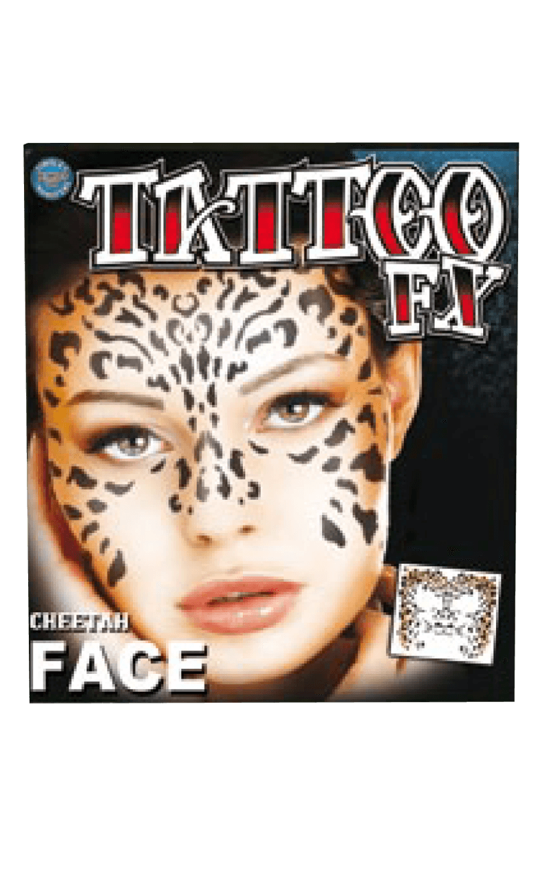 Cheetah Face Tattoo 1 Cheetah Face Tattoo