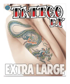 XL Dragon Temporary Tattoo