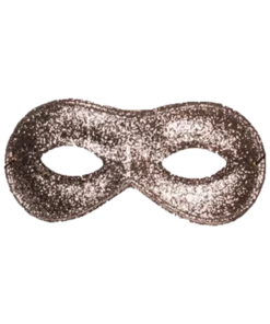 GENERIC Adult Silver Glitter Domino Facepiece