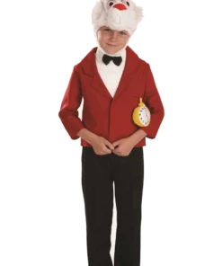 Childrens Alice In Wonderland White Rabbit Costume