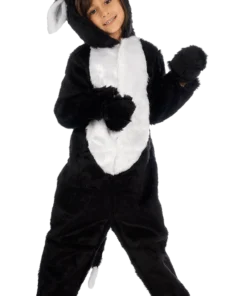 GENERIC Kids Lucky Black Cat Costume
