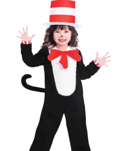 AMSCAN Kids Cat In The Hat Costume