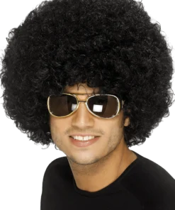 Smiffys Funky Black Afro Wig Accessory