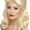 Smiffys Long Blonde 40s Pin Up Wig