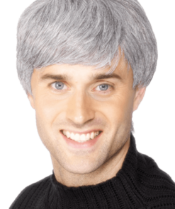 Smiffys Short Grey Wig Accessory