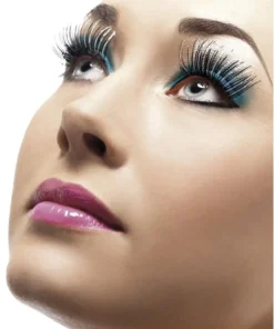 Smiffys Black And Silver Fake Eyelashes