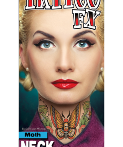 Moth Neck Tattoo FX