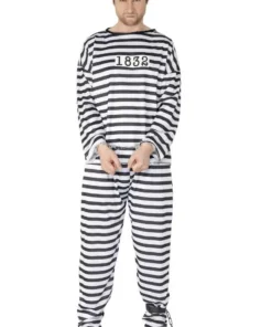 Smiffys Adult Budget Convict Costume