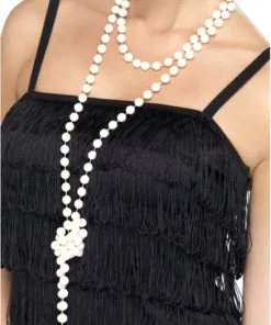 Womens Long Pearl Necklace