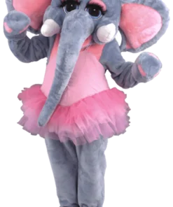 Luxury Ballerina Elephant Mascot Costume