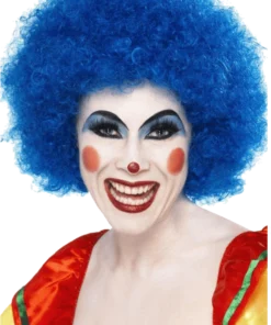Economy Clown Wig In BLUE