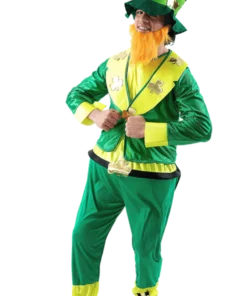 Mens St Patricks Day Irish Leprechaun Costume