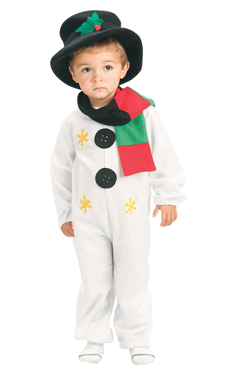 Kids Cute Snowman Costume 1 Kids Cute Snowman Costume