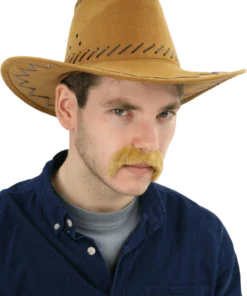 Leather Stitched Western Hat