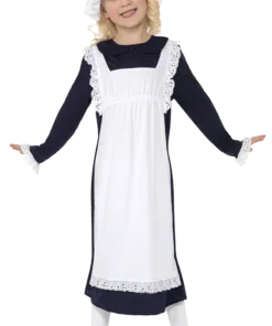 Smiffys Girls Victorian Poor Maid Costume