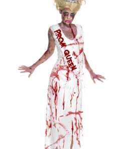 Smiffys Womens Zombie Prom Queen Costume
