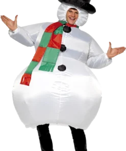 Joke Sale Store 6 Smiffys Adult Inflatable Snowman Costume