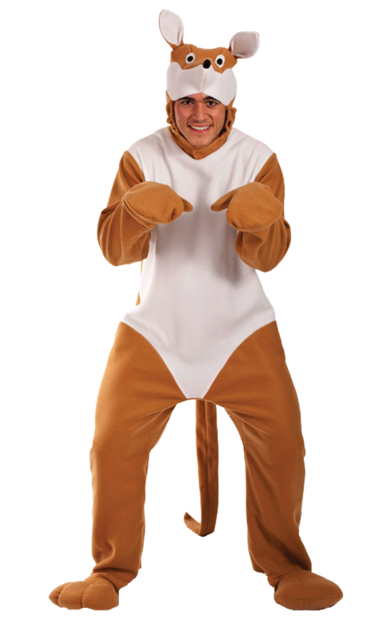 Adult Kangaroo Animal Costume 1 Adult Kangaroo Animal Costume