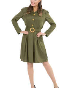 Adult WW2 1940s Military Dress