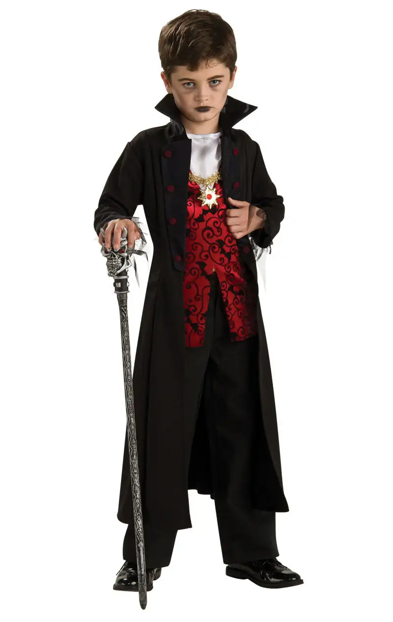 Childrens Gothic Vampire Costume 1 Childrens Gothic Vampire Costume