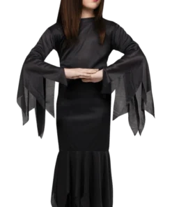 Girls Morticia Addams Costume