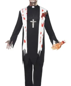 Smiffys Mens Zombie Priest Costume