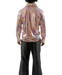 Mens Frill Disco Costume -Joke Store 00015839a02