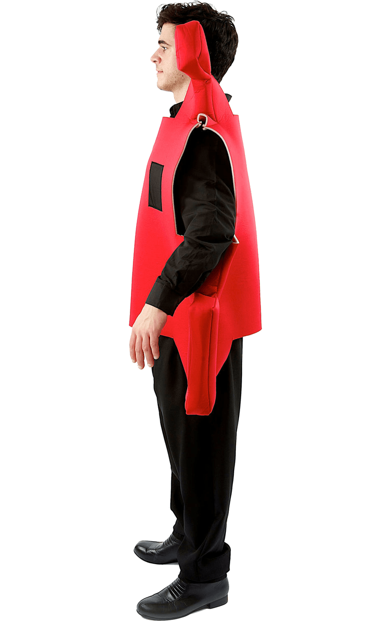 Adult Red Space Invader Costume 2 Adult Red Space Invader Costume - Image 2