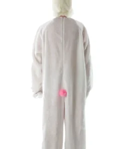 Adult Fluffy Bunny Animal Costume -Joke Store 00015910a02