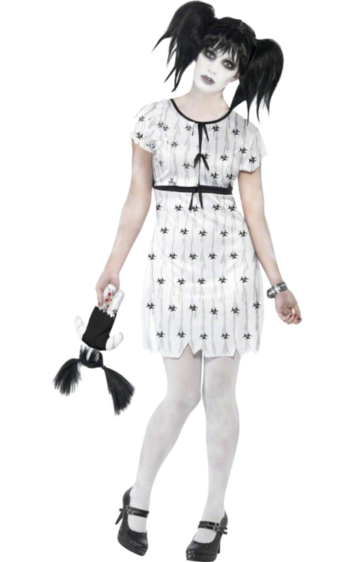 Smiffys Womens Abby Normal Twisted Doll Costume 1 Smiffys Womens Abby Normal Twisted Doll Costume