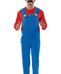 Mens Super Mario Costume (Plus Size)