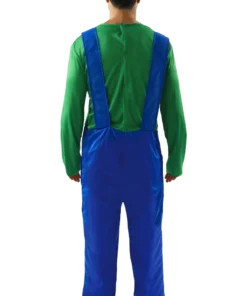 Mens Luigi Super Mario Costume -Joke Store 00016936a02