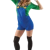 Adult Female Luigi Super Mario Costume