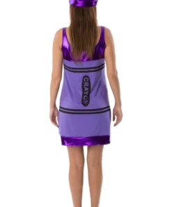 Womens Purple Crayon Costume -Joke Store 00018436a02