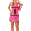 Womens Pink Crayon Costume