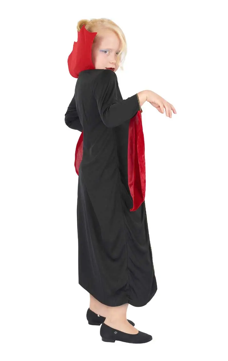 Child Halloween Gothic Vampiress Costume 3 Child Halloween Gothic Vampiress Costume - Image 3