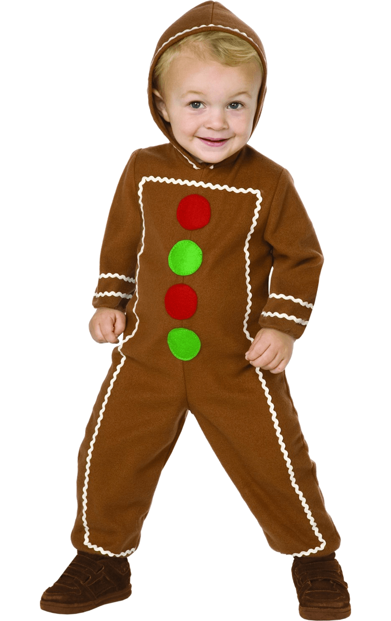 Kids Gingerbread Man Costume 1 Kids Gingerbread Man Costume