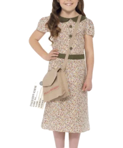 Smiffys Girls Flower Evacuee Costume
