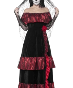 Smiffys Womens Day Of The Dead Bride Costume