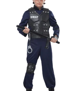 Kids SWAT Police Costume