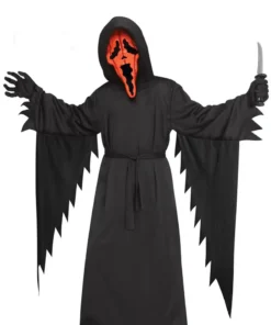 GENERIC Childrens Pumpkin Ghost Face Costume