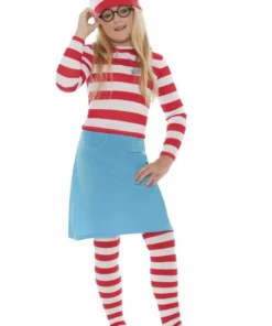 Smiffys Girls Wenda Wheres Wally Costume