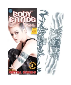 Reaper Body Band Temporary Tattoo