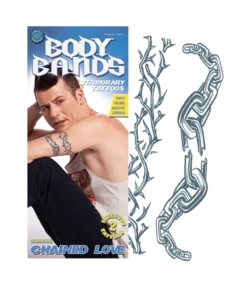 Chained Body Band Temporary Tattoo