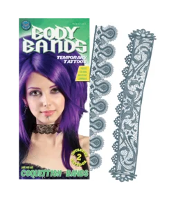 Lace Body Band Temporary Tattoo